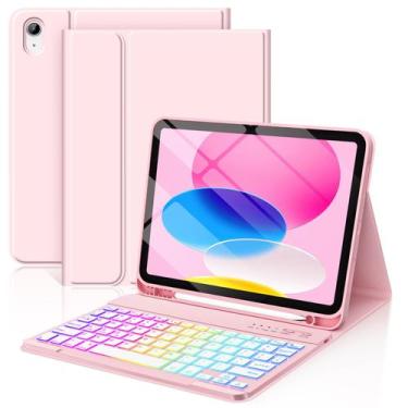 Imagem de Funda con Teclado para iPad A16 11ª y 10ª Generación, Teclado Magnétic