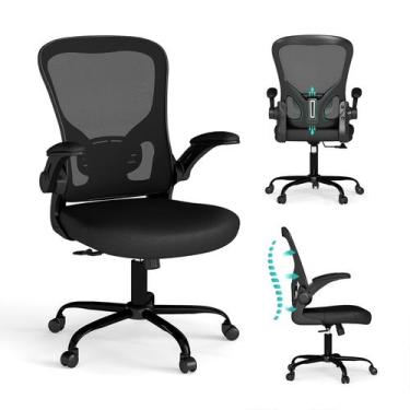 Imagem de Cadeira de Escritório Flysky em Tela Mesh Ergonômica com Apoios de Bra