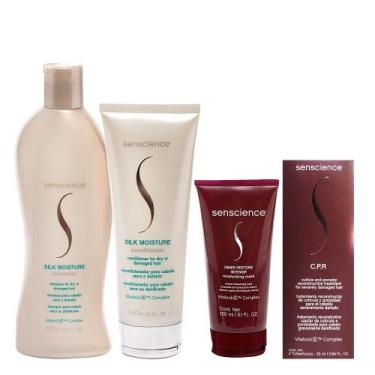 Imagem de Kit Senscience Silk Moisture Shampoo 280ml + Condicionador 240ml + Inn