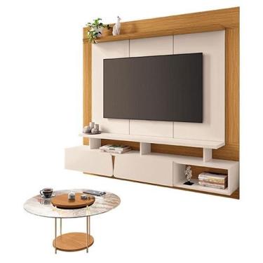 Imagem de Home Suspenso Zenith Off White Cinamomo com Mesa de Centro Sky com Tam