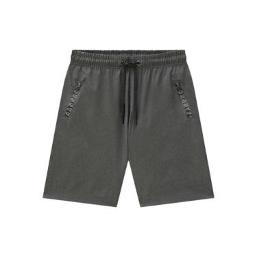 Imagem de Bermuda Infantil Menino Johnny Fox, Preto, 8