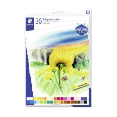 Imagem de Giz Pastel Seco Staedtler Soft Karat 36 Cores