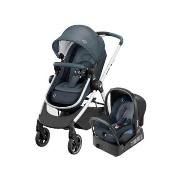 Imagem de Carrinho + bebe conforto trio anna 2 essential graphite + base - maxi 