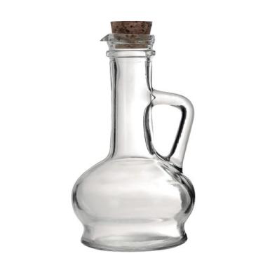 Imagem de Galheteiro Vidro 230ml Transparente Tampa Rolha Yangzi Tuut