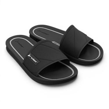 Imagem de Chinelo Infantil Masculino Rider Slide Street Casual Oferta - Preto, P