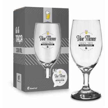 Imagem de Taça windsor temas - funny - quem bebe vive menos - Brasfoot