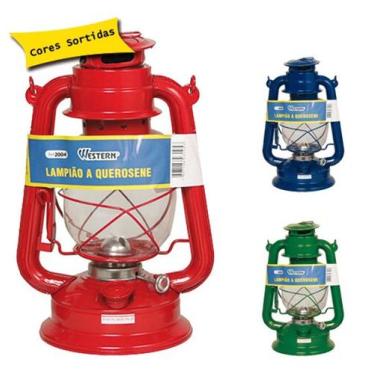 Imagem de Lampião com Cúpula de vidro 200 ML - Colors - WESTERN