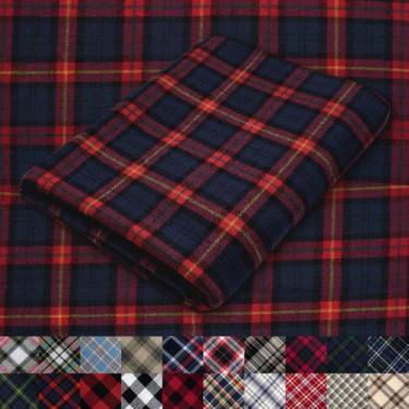 Imagem de Flanela xadrez tartan de algodão, 5 jardas, 152 cm de largura - Marca 