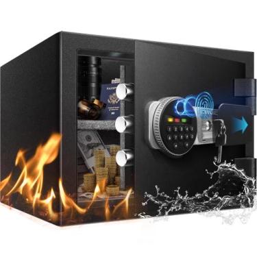 Imagem de Cofre à prova de fogo Fdsutvit 2.0 Cu Ft para casa, cofre com fechadur