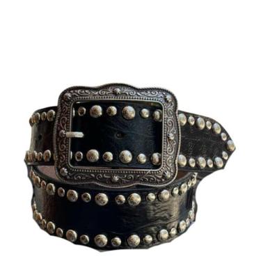 Imagem de Cinto Paul Western Preto 4562 Cor:PretoTamanho:85, Preto, 85