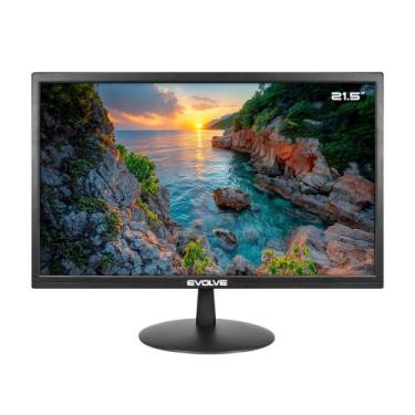 Imagem de Monitor 21,5 Evolve 75Hz Gamer Escritório Home Office Led Hdmi Vga