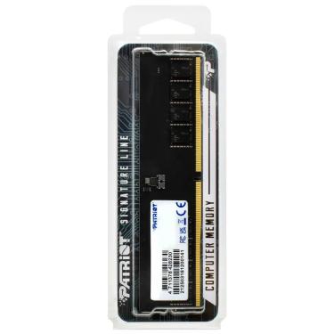 Imagem de Memória RAM Patriot Signature Line DDR5 8GB 5600MHz com Desempenho Confiável Preto PSD58G560081