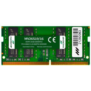 Imagem de Memória RAM para Notebook DDR4 16GB 2666MHz MV26S19-16 Alto Desempenho Macrovip