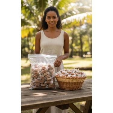 Imagem de Bala de Coco Quebra Queixo 600g - Puro Sabor Caseiro