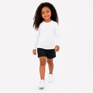 Imagem de Camisa Térmica Infantil Proteção Solar UV 50 Segunda Pele Praia Piscin