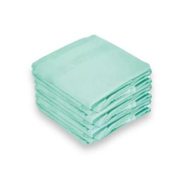 Imagem de Fralda Pinte E Borde Branca 100% Algodão 70x70 Kit Com 15 Unidades Cor