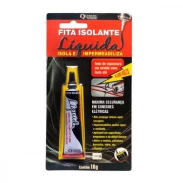 Imagem de Fita Isol. Liq.Preta Quimatic 16G - tapmatic