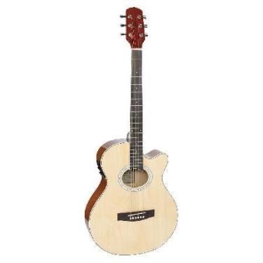 Imagem de Violão Eletroacústico Aço Mini Jumbo Cutaway Gsf-1d Ceq Ng Natutal Glo