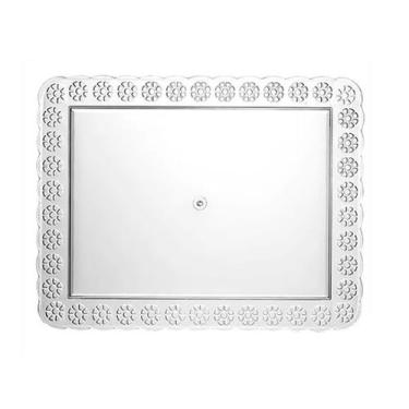 Imagem de Bandeja para Bolo Cristal Base para Bolo e Doces Festa - - tres triang