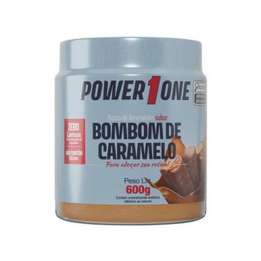 Imagem de Pasta de Amendoim sabor Bombom de Caramelo 600g - POWER ONE