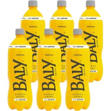 Imagem de Kit 6 Energético Baly Energy Drink Tropical Sem açúcar 1l
