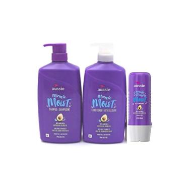 Imagem de Aussie Kit Moist Shampoo, Condicionador 865ml e Mascara 236ml