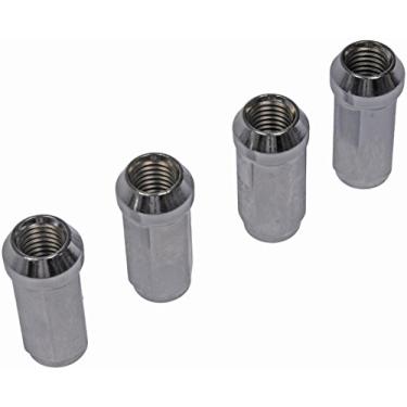 Imagem de Dorman 711-1005 Porca de roda cromada Acorn M14-2.0 para modelos selecionados Ford/Lincoln, pacote com 4
