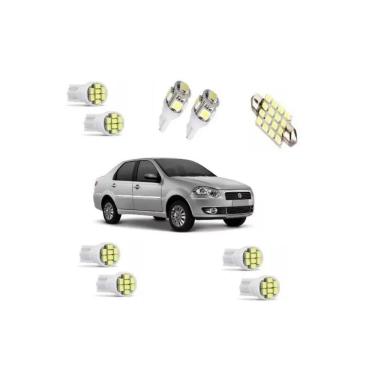 Imagem de Kit Lâmpada Led Fiat Siena G4 2012 2013 2014 2015 2016