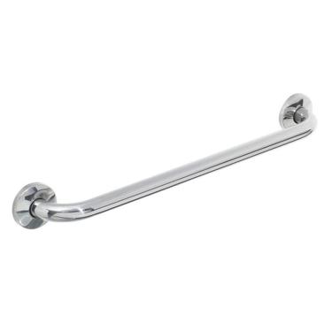 Imagem de Alça de Apoio Banheiro - Inox Barra Reta Cadeirante Deficiente Idoso Acessibilidade