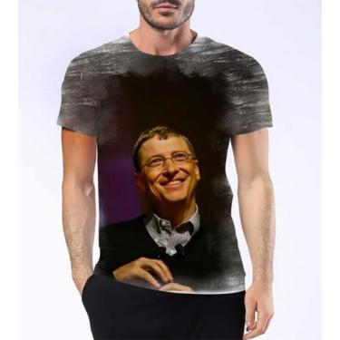 Imagem de Camisa Camiseta Bill Gates Magnata Milionário Vencedor Hd 3 - Estilo K