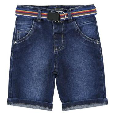 Imagem de Shorts Look Jeans C/ Cinto Jeans - Unica - 02