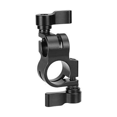 Imagem de CAMVATE Adaptador de braçadeira de haste padrão de 15 mm a 19 mm para trilho perpendicular para equipamento de gaiola de câmera DSLR - 3041