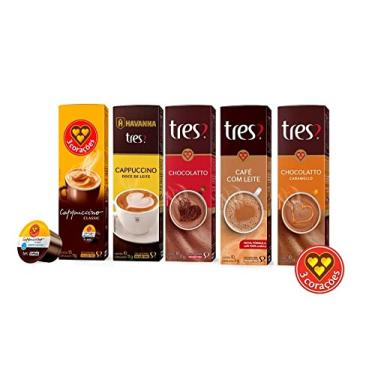Imagem de Kit 50 Cápsulas Três Corações Cremosos Cappuccinos Exclusivos | Empório das Cápsulas