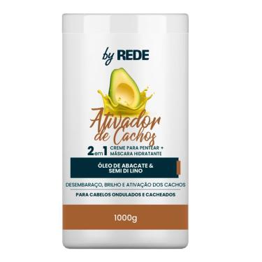 Imagem de Creme Para Pentear By Rede 2 Em 1 Cachos 1kg