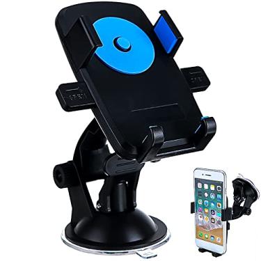 Imagem de Suporte Veicular Universal Celular Smartphone Painel e Vidro Trava Automática Haste flexível de metal