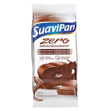 Imagem de Bolinho Zero Açúcar Chocolate Rech.De Chocolate Suavipan 40G