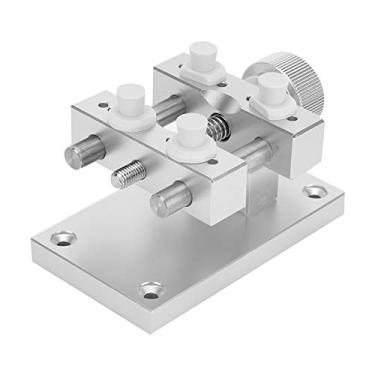 Imagem de Joyzan Suporte de caixa de relógio, braçadeira de metal, torno de bancada de mesa, abridor ajustável, capa traseira, furadeira, removedor, alça de movimento, clipe de reparo, relojoeiro, ferramenta de