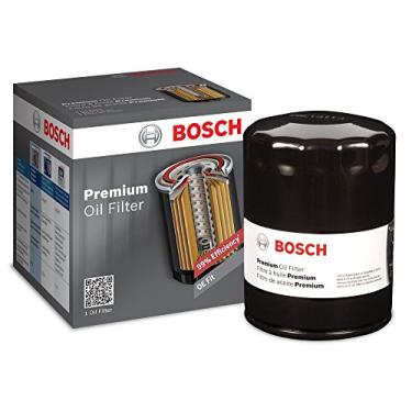 Imagem de Filtro de óleo premium Bosch 3330 com tecnologia de filtragem Filtech – Compatível com Audi, Chrysler, Dodge, Ford, Jeep, Lexus, Lincoln, Mazda, Mercury, Saab, Toyota, Volkswagen