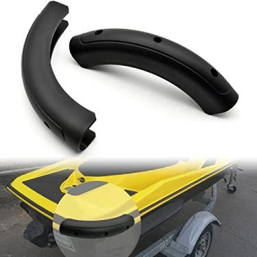 Imagem de SAUTVS Kit de tampa de canto de para-choque traseiro para acessórios Sea-Doo GTI GTX RXP X RXT WAKE PRO SE (2 peças, substitui OEM #291002244)