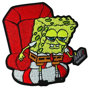 Imagem de Zen Monkey Studios 'Bob Esponja Ight I'm Gonna Head Out Iron On Patch