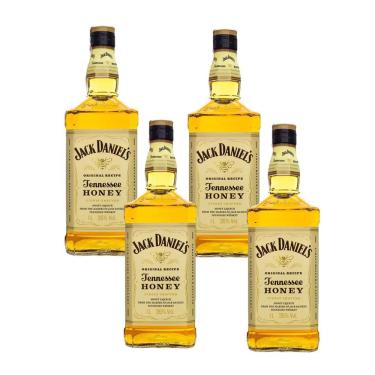 Imagem de Kit 4 Whisky Jack Daniel'S Honey Original 375Ml Uísque