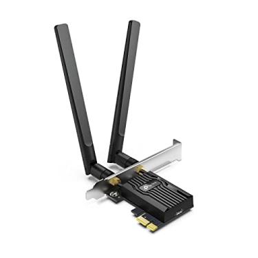 Imagem de TP-Link Wifi 6 Pcie Wifi Card For Desktop Pc Ax3000 (Archer Tx55E), Bluetooth 5.2, Wpa3, 802.11Ax Dual Band Wireless Adapter With Mu-Mimo, Ultra-Low Latency, Support Windows 11, 10 (64Bit) Only Preto