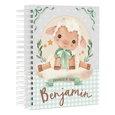 Imagem de Caderneta De Vacinação Tema Ovelha Com Nome - Menino
