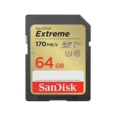 Imagem de SanDisk Cartão de memória Extreme 64GB UHS-I U3 SDXC
