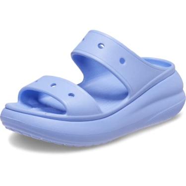 Imagem de Sandália crocs classic crush platform sandal moon jelly