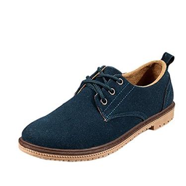 Imagem de Sapato masculino casual de camurça Gaorui mocassim; mocassim; tênis com cadarço, Verde, 10