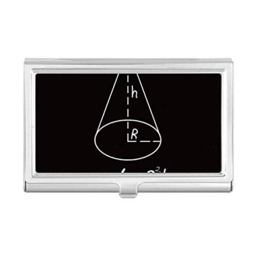 Imagem de Matemática Kowledge Cone Volume Porta-cartões de visita Carteira de bolso