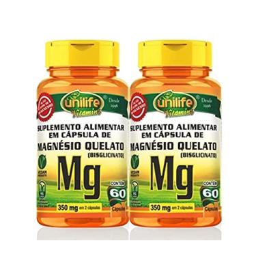 Imagem de Magnésio Quelato - 2 unidades de 60 Cápsulas - Unilife