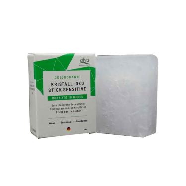 Imagem de Desodorante de Pedra Stick Stone Kristall Sensitive Refil com 90g Alva 90g