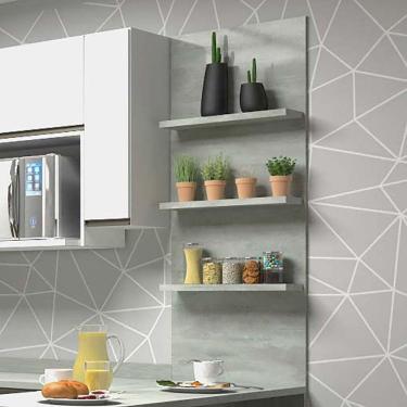 Imagem de Painel de Cozinha 3 Prateleiras Suprema Luciane Móveis